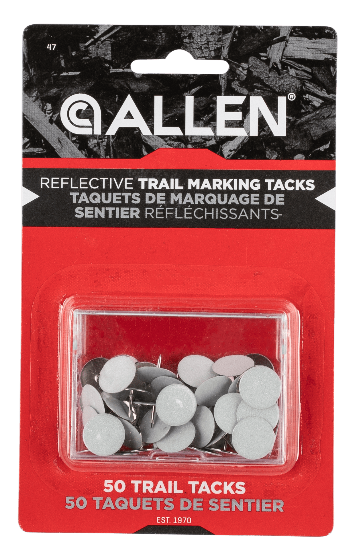 Allen Trail Marking Tacks, Allen 47 Tack Reflective Trail Marking ...