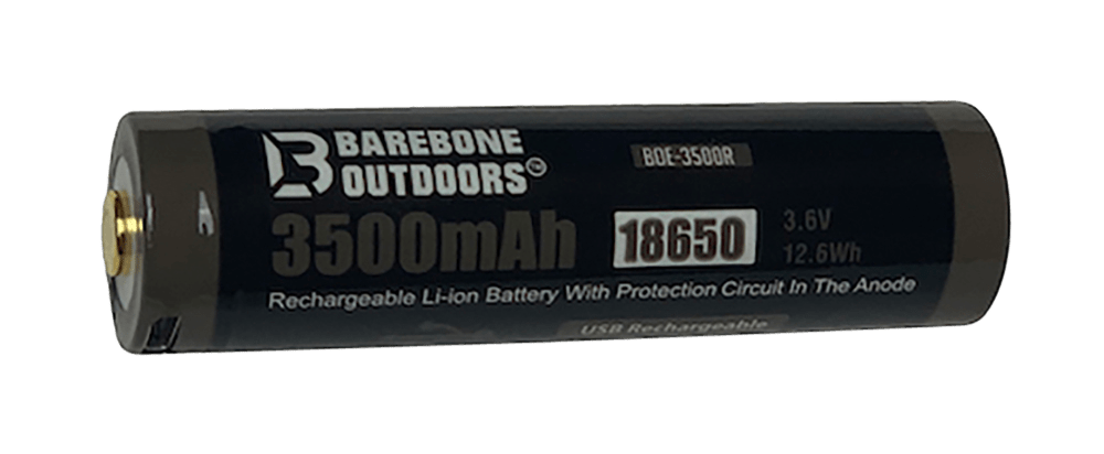 BAREBONE OUTDOORS FLASHLT Barebone Outdoors Flashlt Boe-3500r, Bare Bo33500r  3500 Rechargeable Battery Accessories