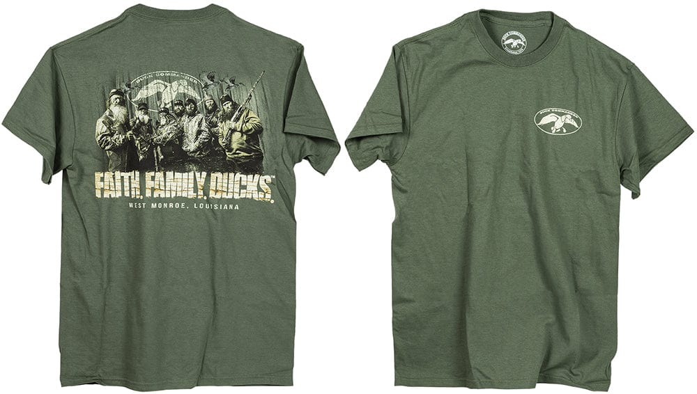 Duck Commander Duck Commander Faith.family.ducks., Duck Dsffd06       Fmly Shrt Sm Moss Accessories