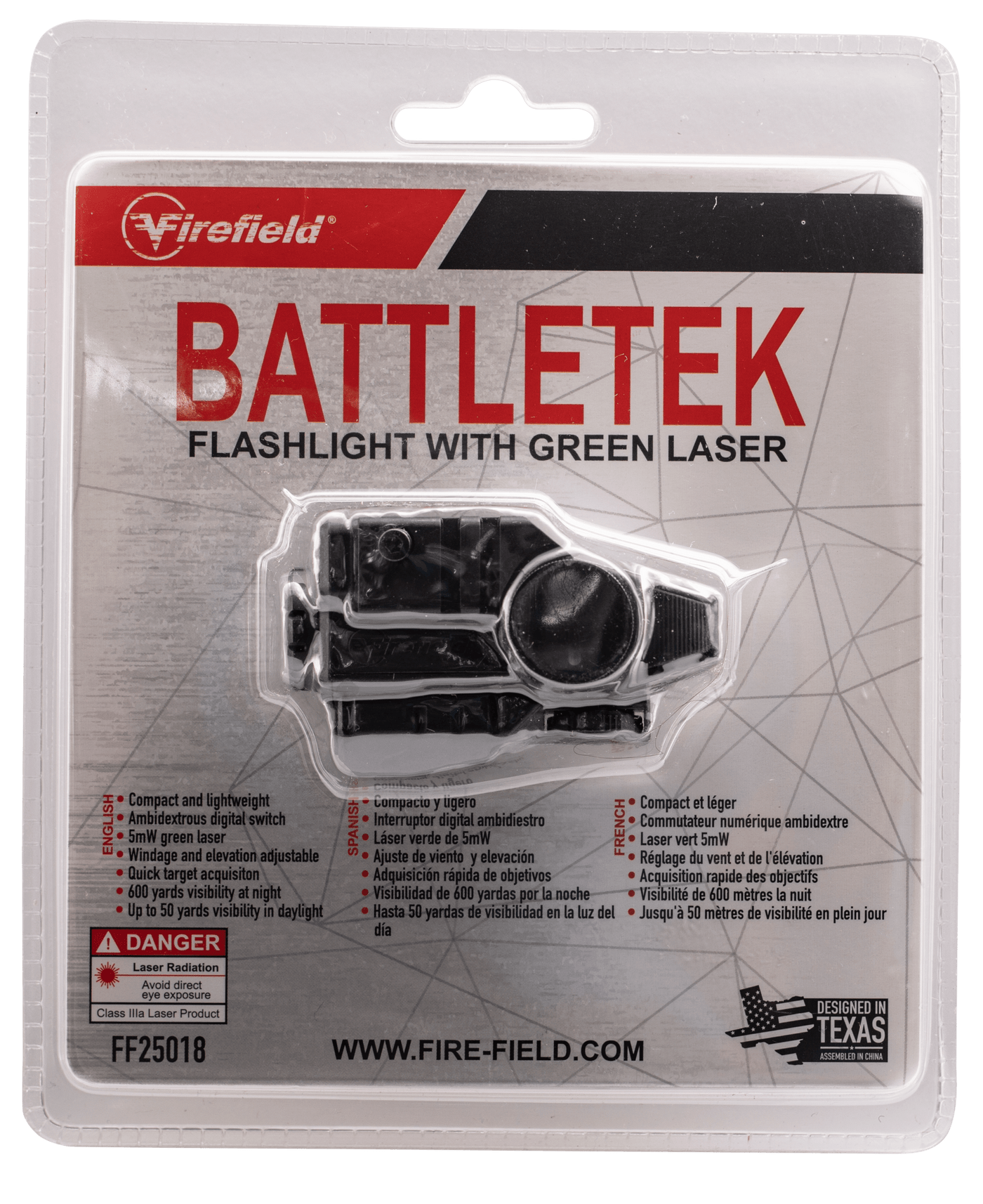 Firefield Firefield Battletek, Firefield Ff25018   Battle Tek Wl W/grn Las Accessories