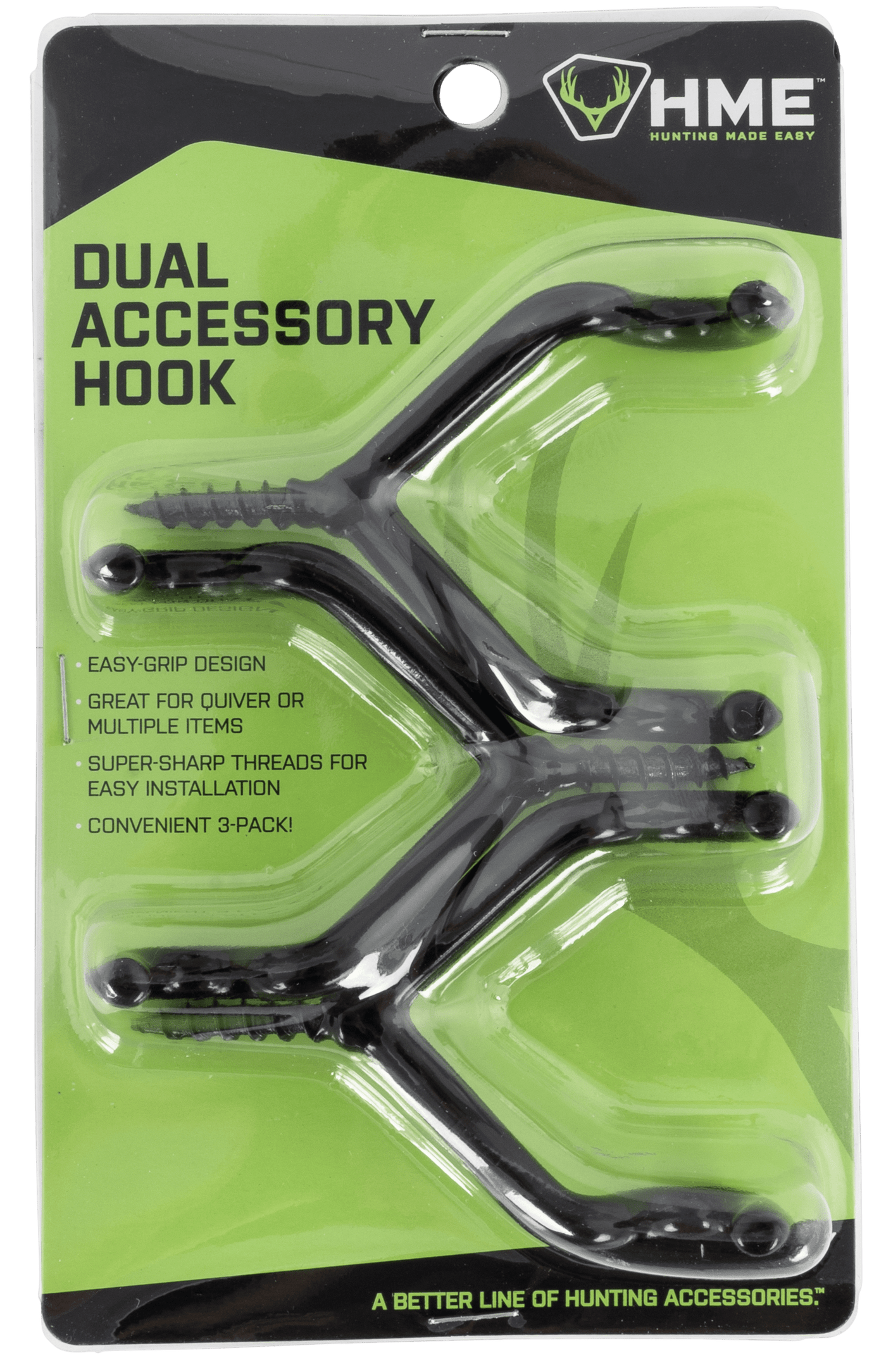 HME Hme Accessory Hook, Hme Dah-3          Dual Acc Hook 3pk Accessories