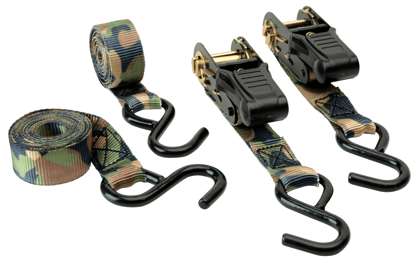 HME Hme Camouflage Ratchet, Hme Rs-4pk         8'rtcht Tiedown Straps Camo 4pk Accessories