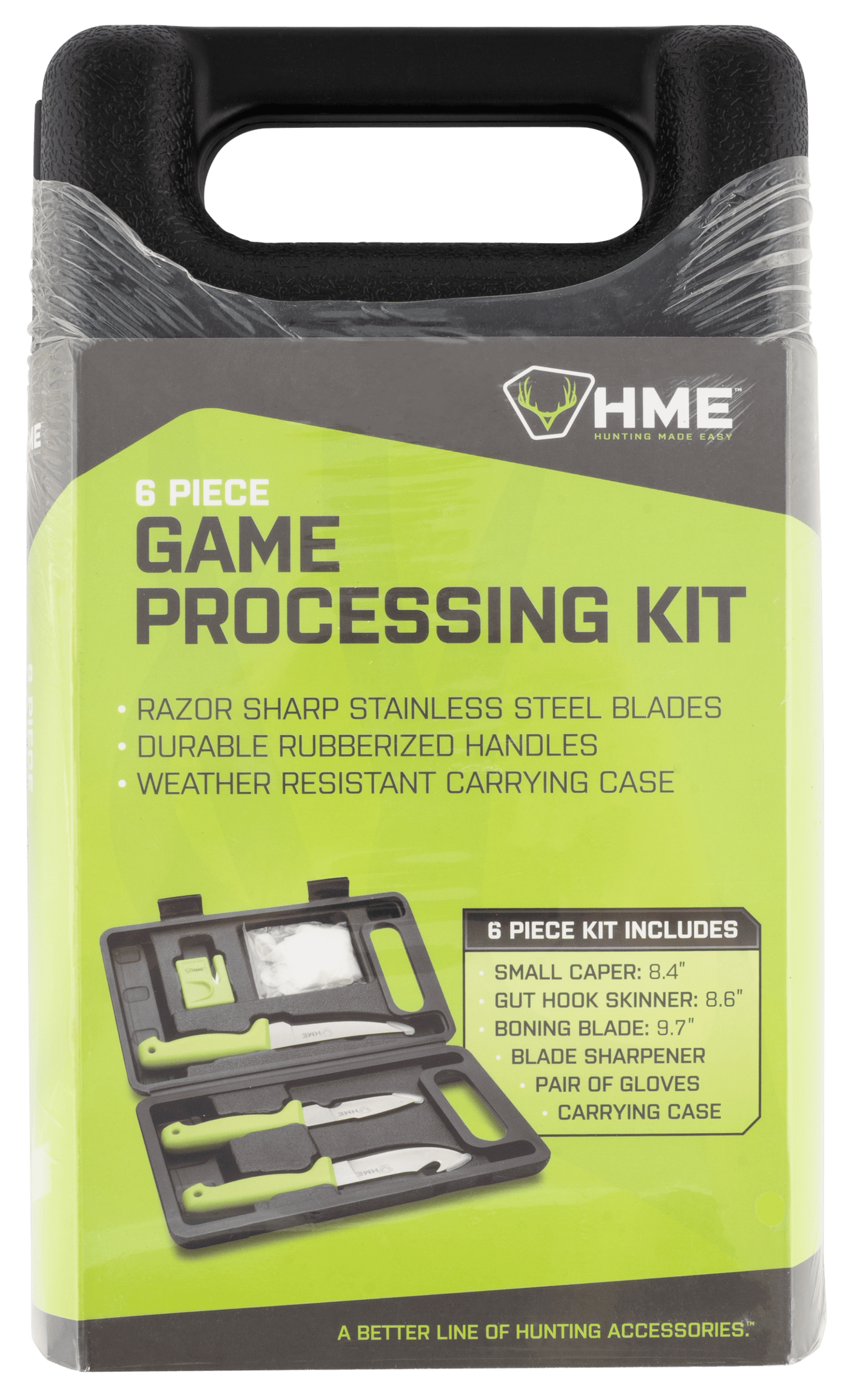 HME Hme Hunting Dressing Kit, Hme Kn-6phdk      6pcs Hunting Dressing Kit Accessories