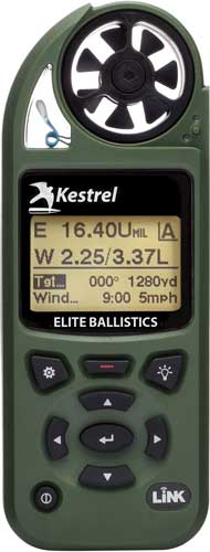 Kestrel Ballistics Kestrel 5700 Elite W/applied - Ballistics And Link Olive Drab Accessories