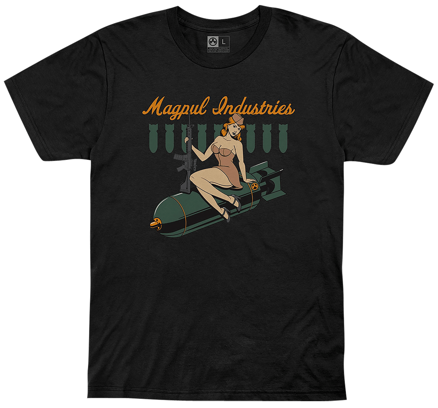 MAGPUL INDUSTRIES CORP Magpul Industries Corp Bombshell, Magpul Mag1203-001-xl Bombshell Tshirt Xl  Blk Accessories