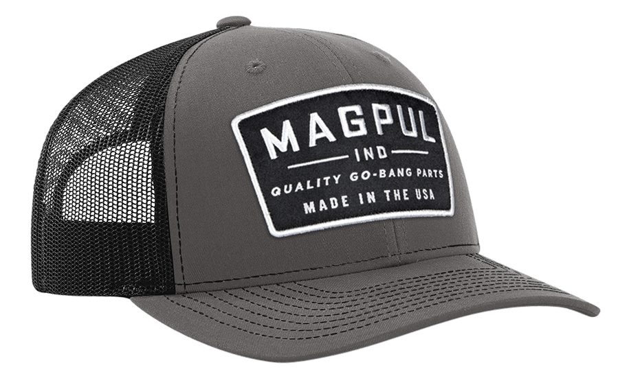 MAGPUL INDUSTRIES CORP Magpul Industries Corp Go Bang, Magpul Mag1102-014 Go Bang Trucker Hat    Char/blk Charcoal/Black Accessories