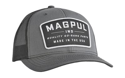 MAGPUL INDUSTRIES CORP Magpul Industries Corp Go Bang, Magpul Mag1102-014 Go Bang Trucker Hat    Char/blk Charcoal/Black Accessories