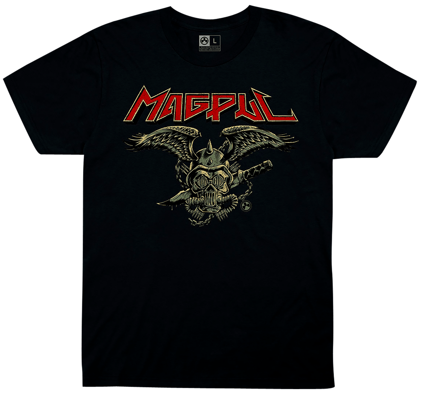 MAGPUL INDUSTRIES CORP Magpul Industries Corp Heavy Metal, Magpul Mag1220-001-2x Hvy Metal Tshirt 2x  Blk Accessories