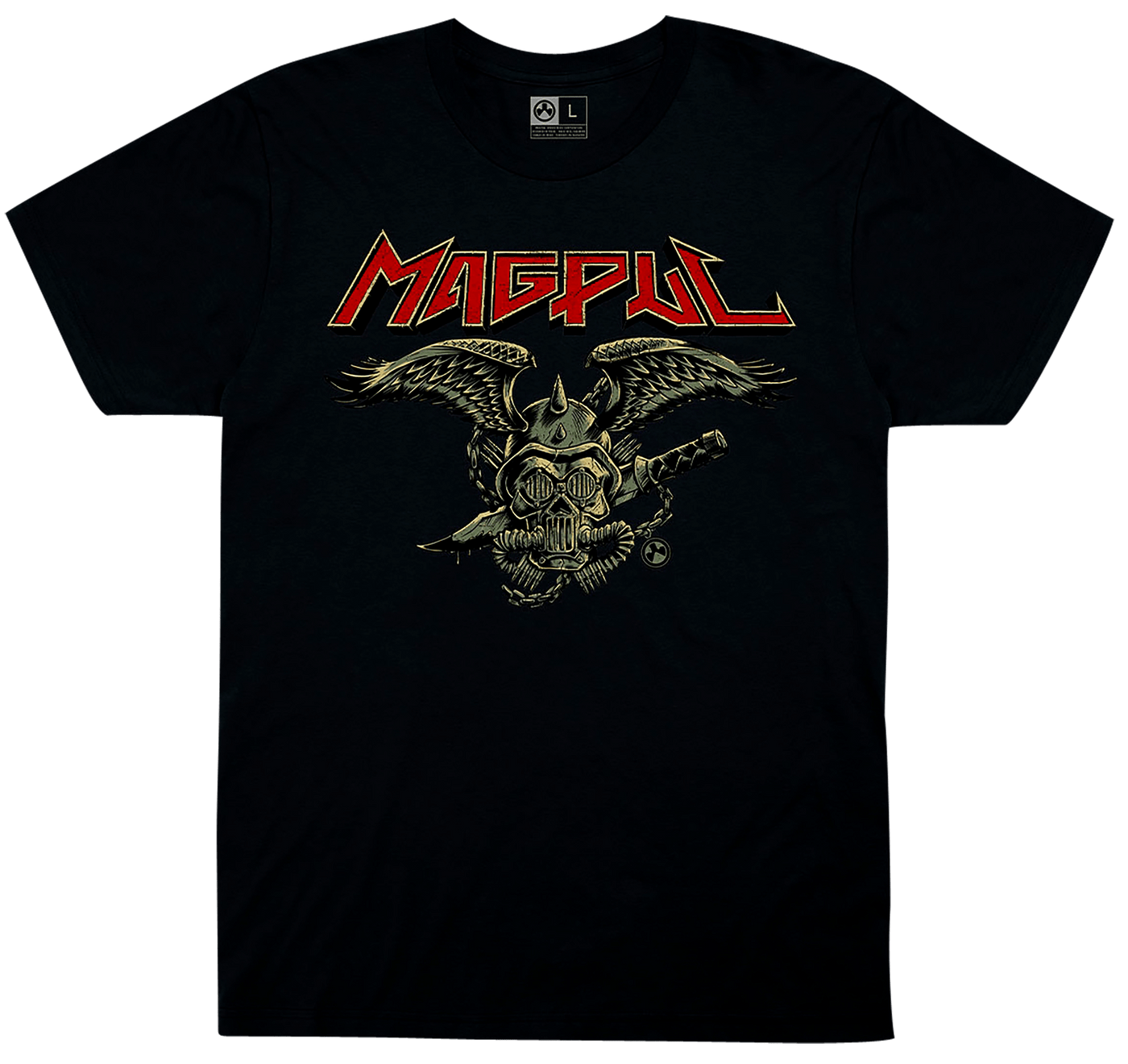 MAGPUL INDUSTRIES CORP Magpul Industries Corp Heavy Metal, Magpul Mag1220-001-3x Hvy Metal Tshirt 3x  Blk Accessories