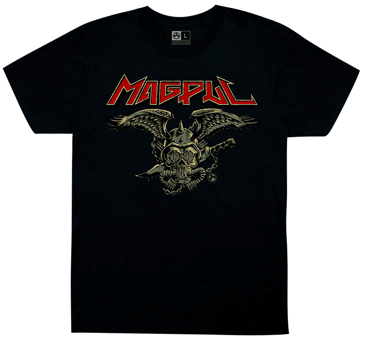 MAGPUL INDUSTRIES CORP Magpul Industries Corp Heavy Metal, Magpul Mag1220-001-m  Hvy Metal Tshirt Md  Blk Accessories