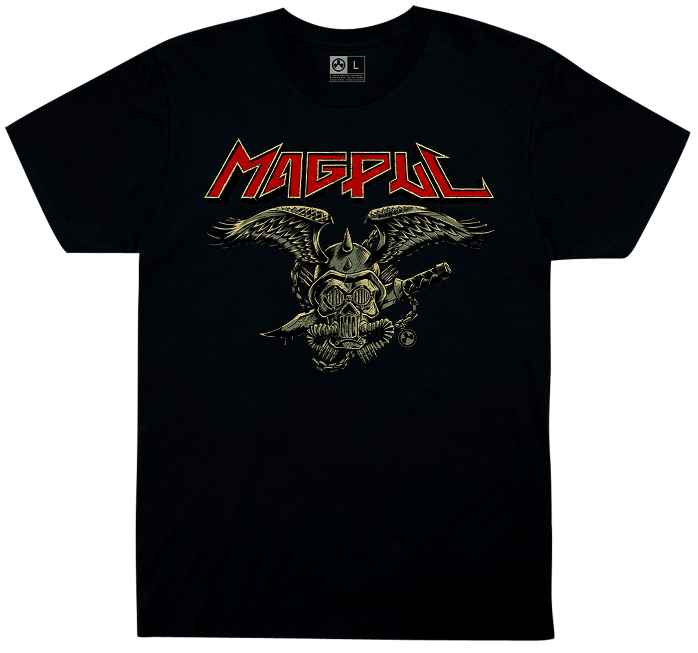 MAGPUL INDUSTRIES CORP Magpul Industries Corp Heavy Metal, Magpul Mag1220-001-s  Hvy Metal Tshirt Sm  Blk Accessories