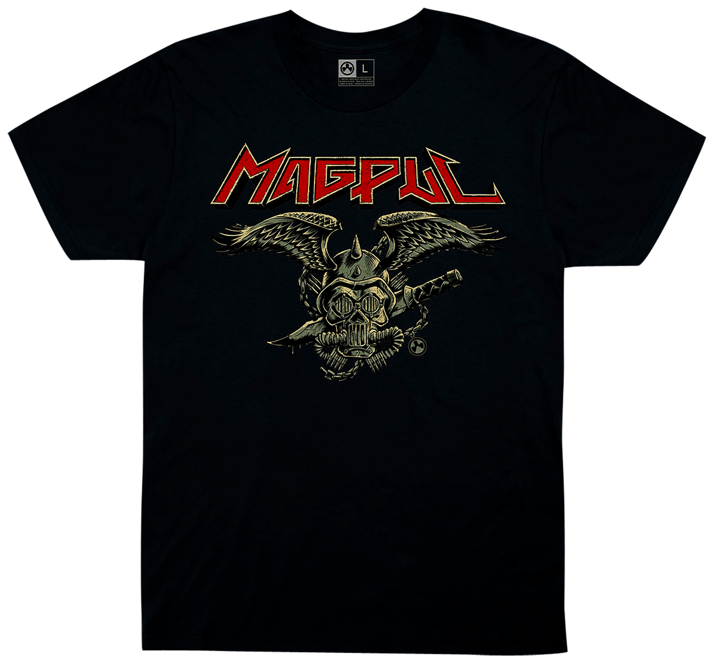 MAGPUL INDUSTRIES CORP Magpul Industries Corp Heavy Metal, Magpul Mag1220-001-xl Hvy Metal Tshirt Xl  Blk Accessories