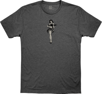 MAGPUL INDUSTRIES CORP Magpul Industries Corp Hula Girl, Magpul Mag1117-011-2x Hula Girl Cvc  Shirt 2x Char Accessories