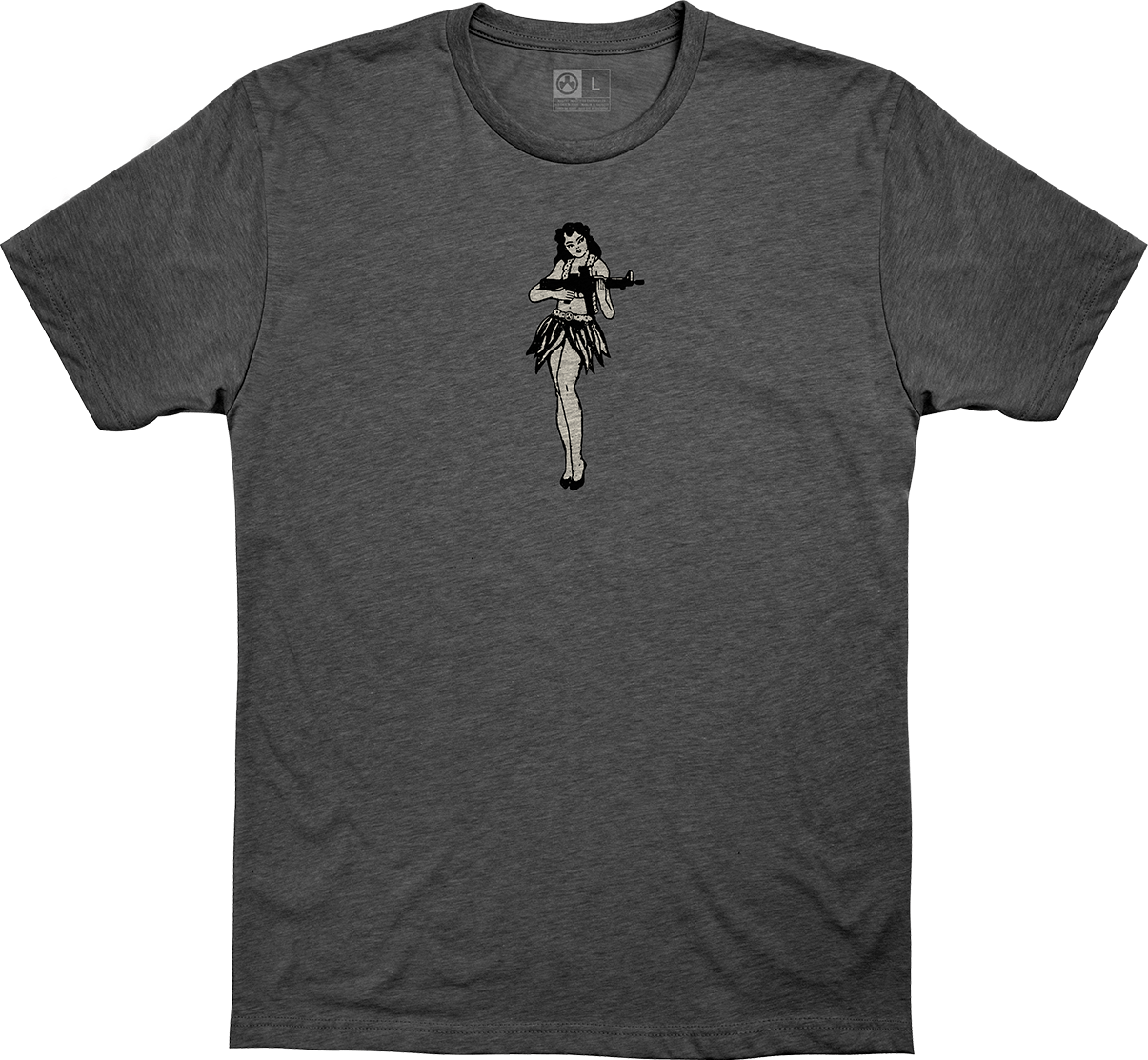 MAGPUL INDUSTRIES CORP Magpul Industries Corp Hula Girl, Magpul Mag1117-011-3x Hula Girl Cvc  Shirt 3x Char Accessories