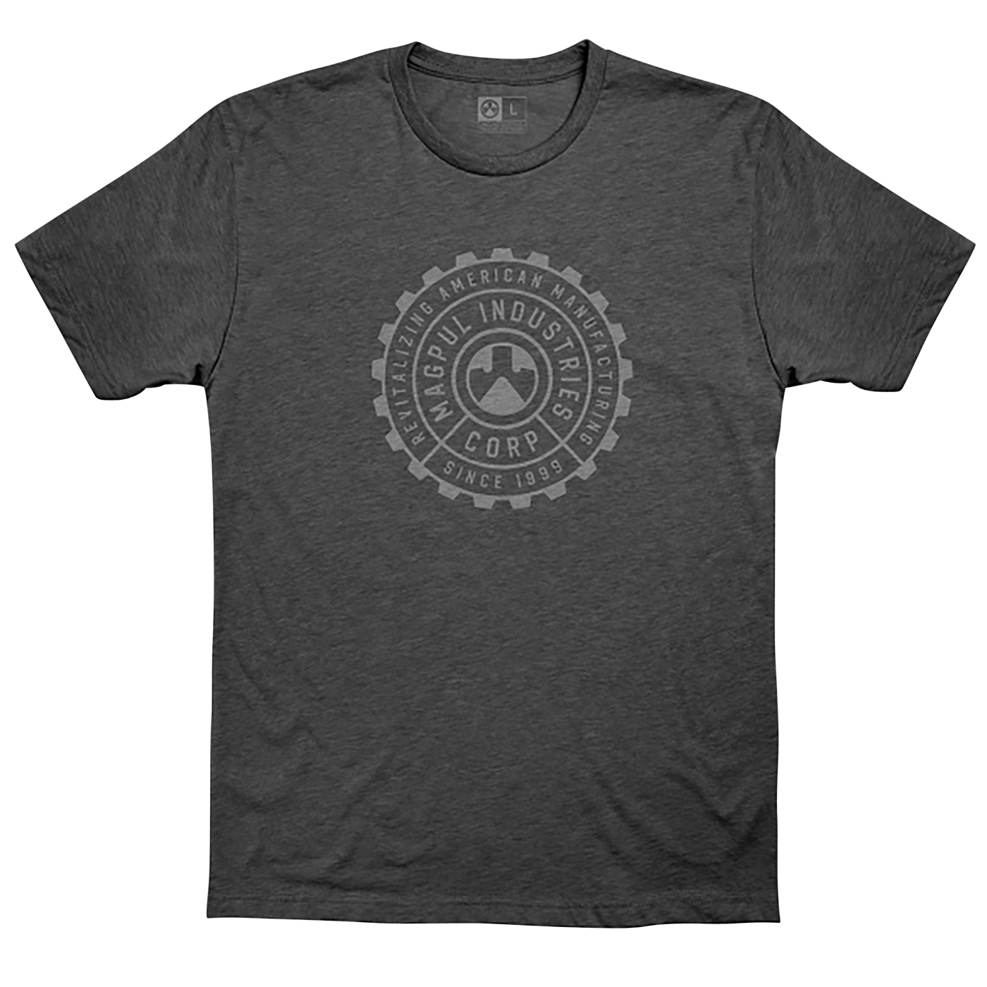 MAGPUL INDUSTRIES CORP Magpul Industries Corp Manufacturing, Magpul Mag1202-011-m  Mfg Blend Tshirt Md  Charhth Accessories