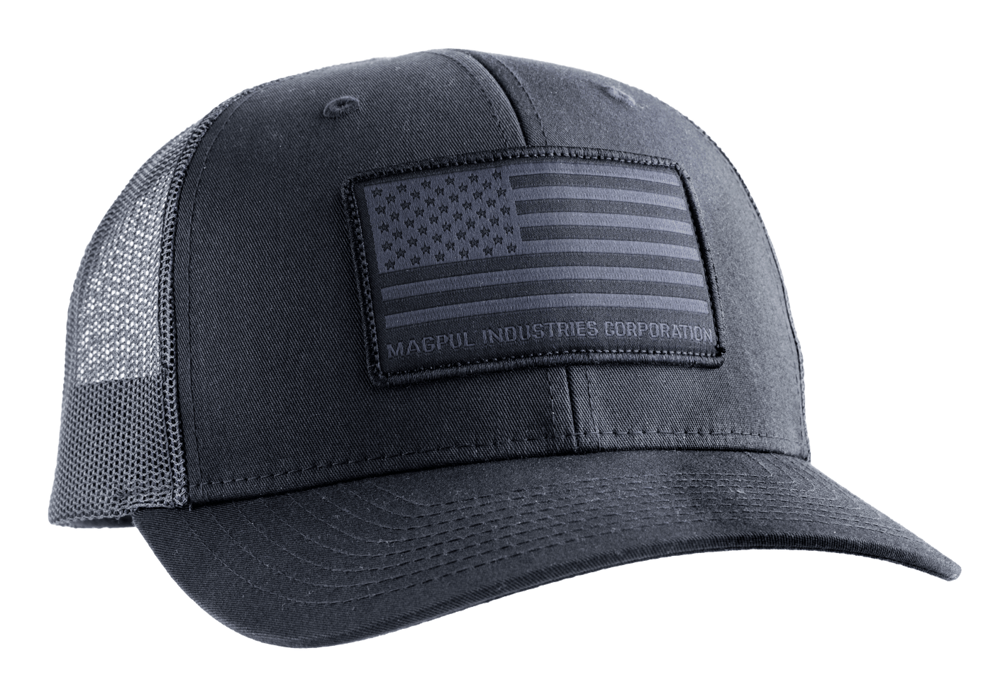 MAGPUL INDUSTRIES CORP Magpul Industries Corp Standard, Magpul Mag1215-001 Standrd Ptch Trucker Hat  Blk Accessories