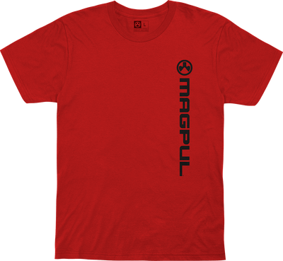 MAGPUL INDUSTRIES CORP Magpul Industries Corp Vertical Logo, Magpul Mag1113-610-l  Vert Logo      Shirt Lg  Red Accessories