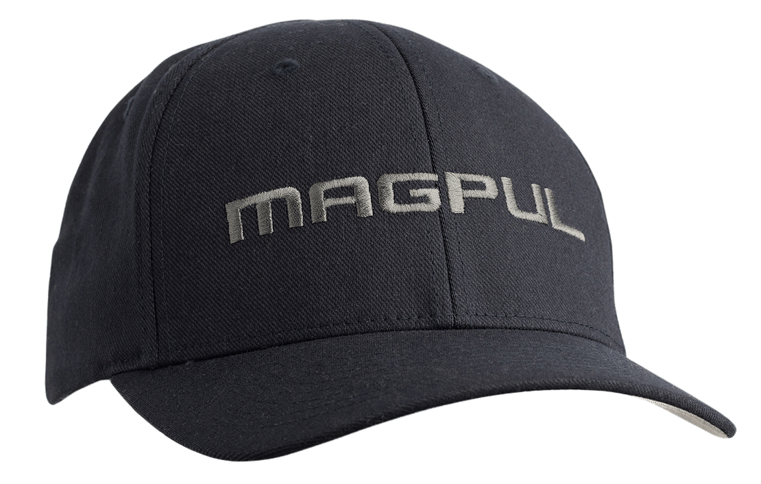 MAGPUL INDUSTRIES CORP Magpul Industries Corp Wordmark, Magpul Mag1103-001 Wordmark Stretch Hat S/m   Blk Accessories