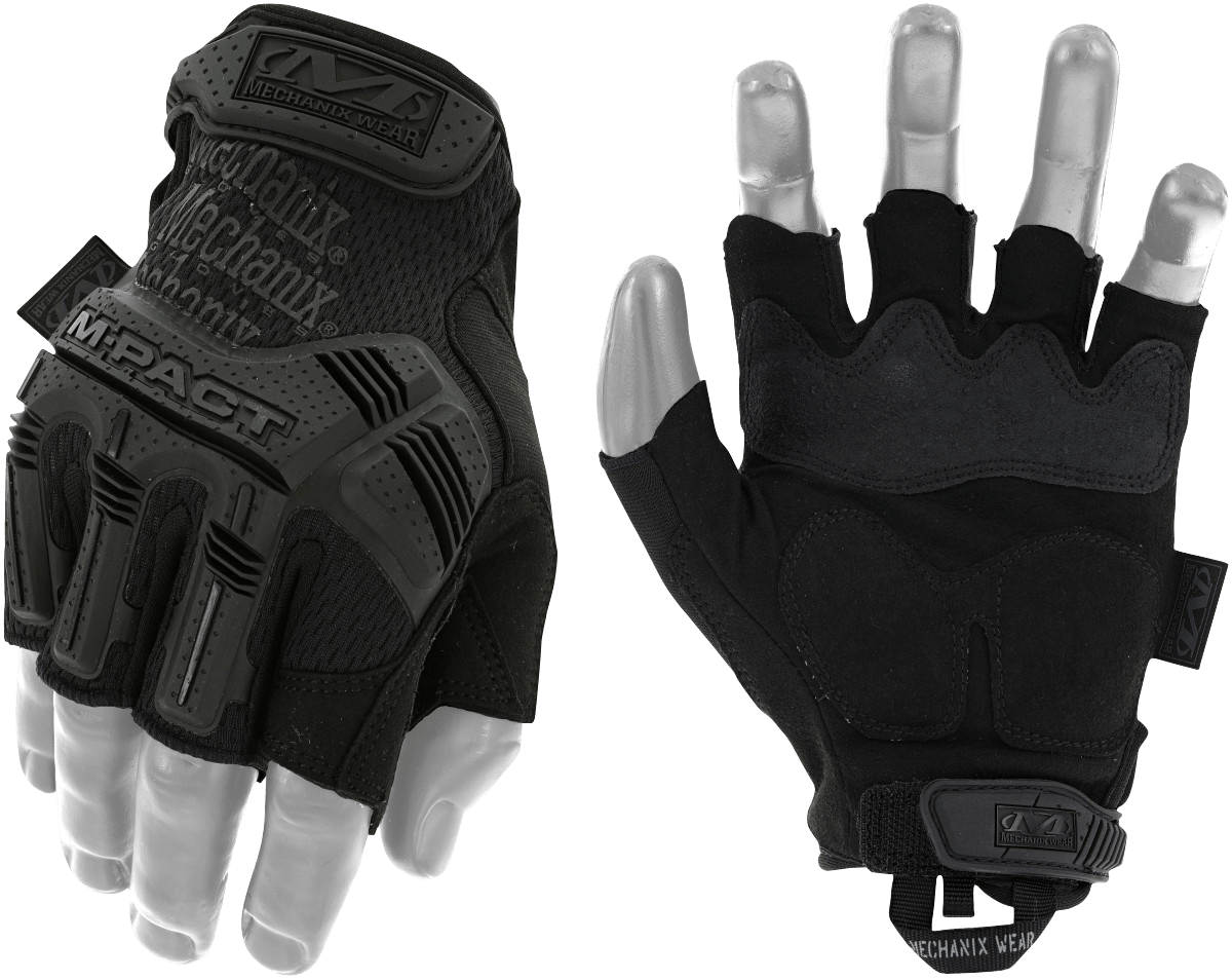 MECHANIX WEAR Mechanix Wear M-pact, Mechanix Mfl-55-010 M-pact Fingerless Lg Covert Accessories