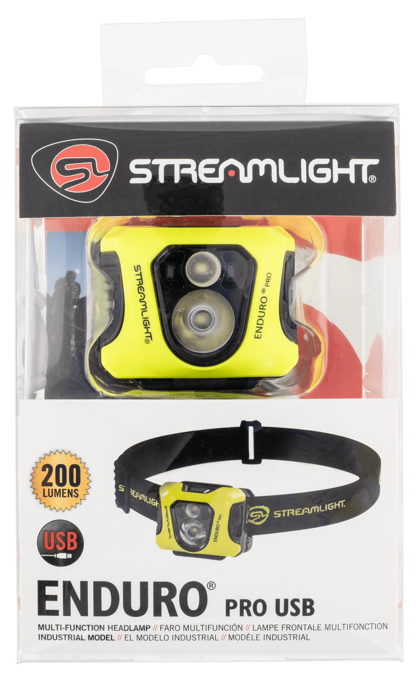 Streamlight Streamlight Enduro Pro, Stl 61436  Enduro Pro Usb Headlamp Dual Lock Yllw Accessories