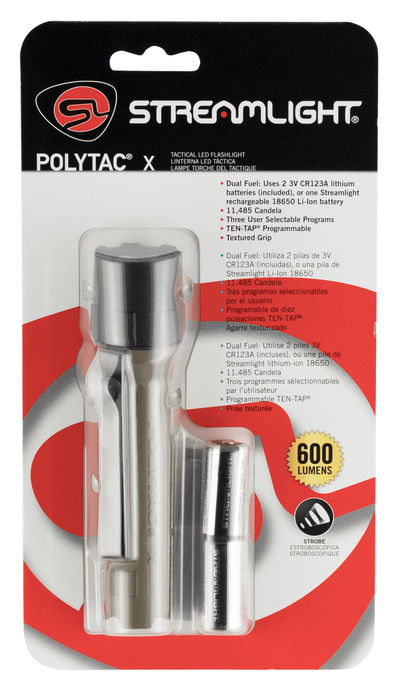 Streamlight Streamlight Polytac X, Stl 88602  Polytac X Coyote Cr123a Accessories