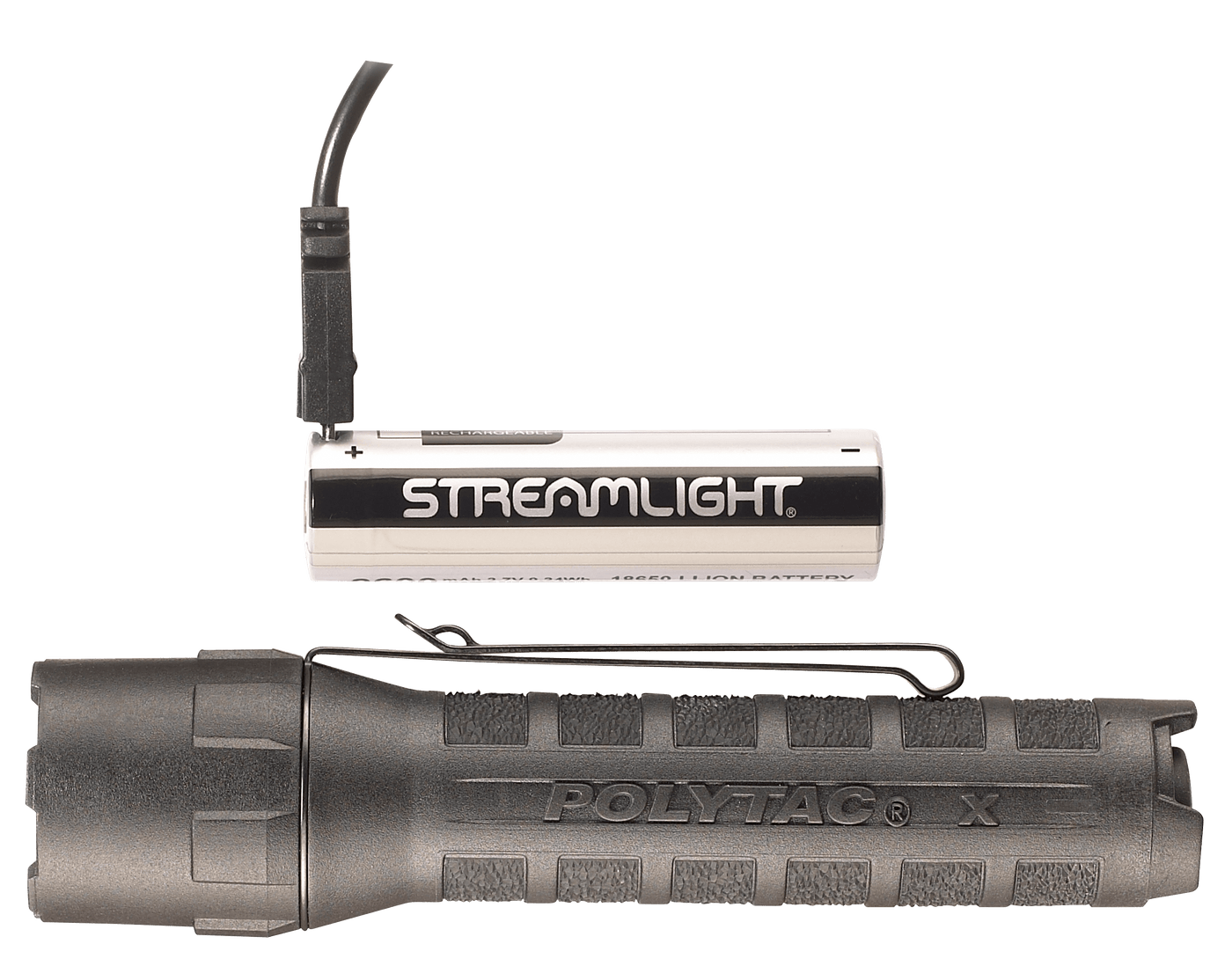 Streamlight Streamlight Polytac X, Stl 88610  Polytac X Usb Black 18650 Accessories