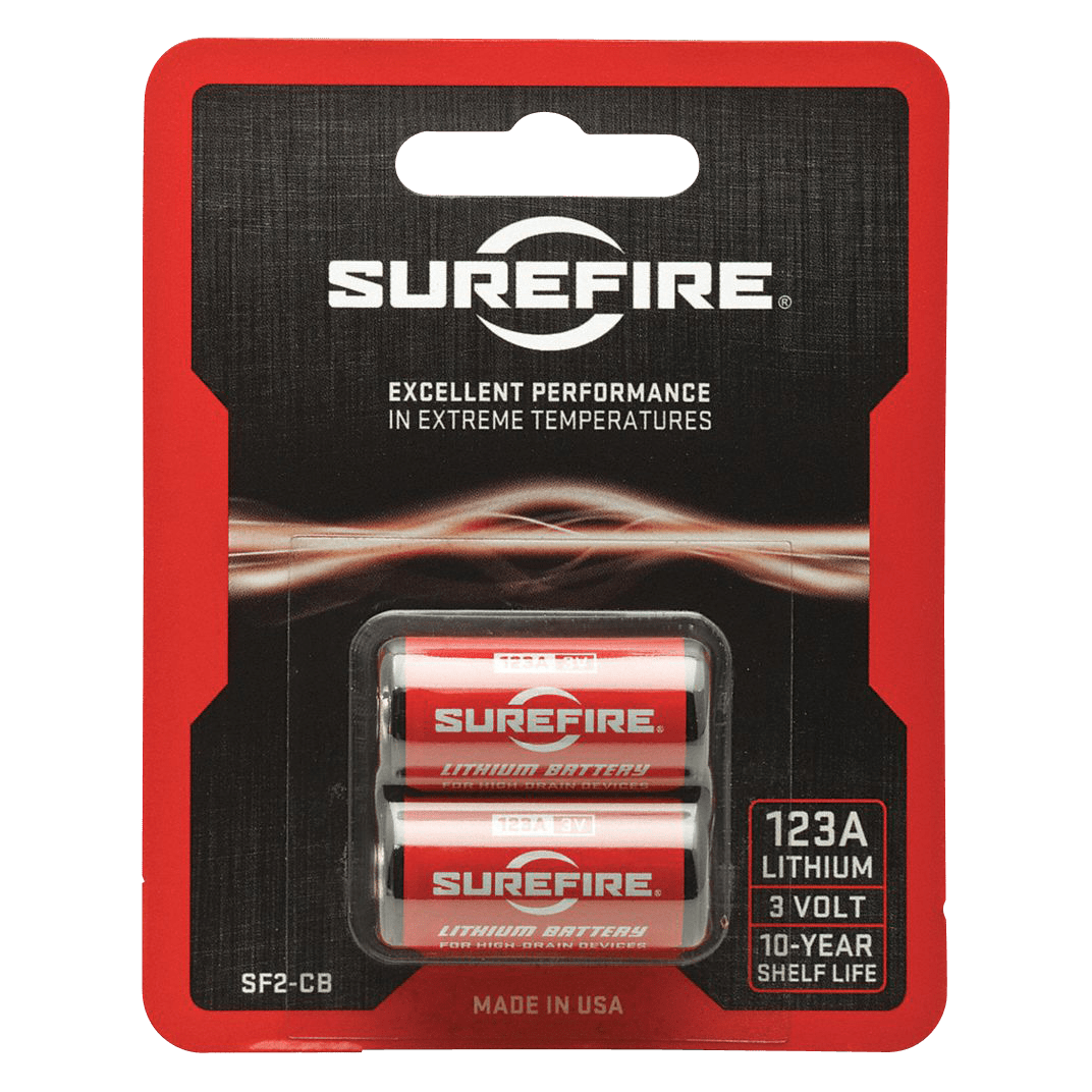 Surefire Surefire Cr123a, Sf Sflfp123    Sf123a Batteries Rec(2) Accessories