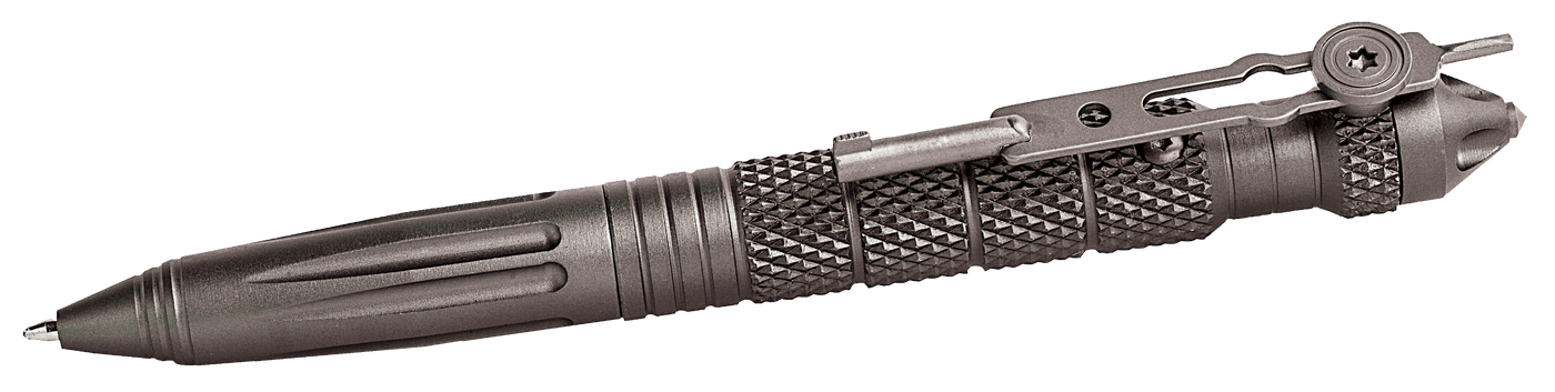 Uzi Accessories Uzi Accessories Tactical Pen, Camp Uzitacpen4gm Uzi Tac Pen 4 Gray Accessories