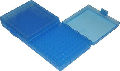 MTM Mtm Ammo Box .45acp/.40sw/10mm - 200-rounds Clear Blue Ammo Boxes