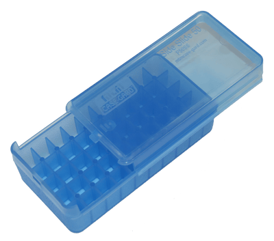 MTM Mtm Ammo Box .45acp/.40sw/10mm - 50-rounds Side Slide Cl Blue Ammo Boxes