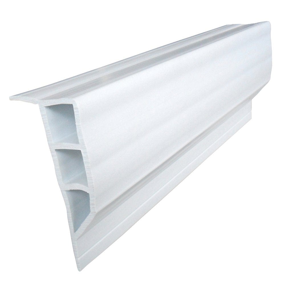 Dock Edge Dock Edge Standard PVC Full Face Profile - 16' Roll - White Anchoring & Docking