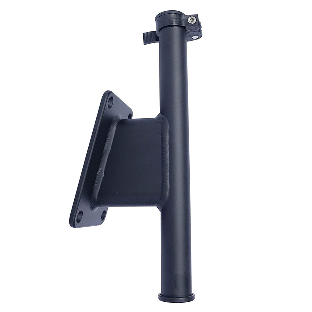 Panther Products Panther 5" Set Back Transom Mount Bracket - Black - Powder Coat Anchoring & Docking