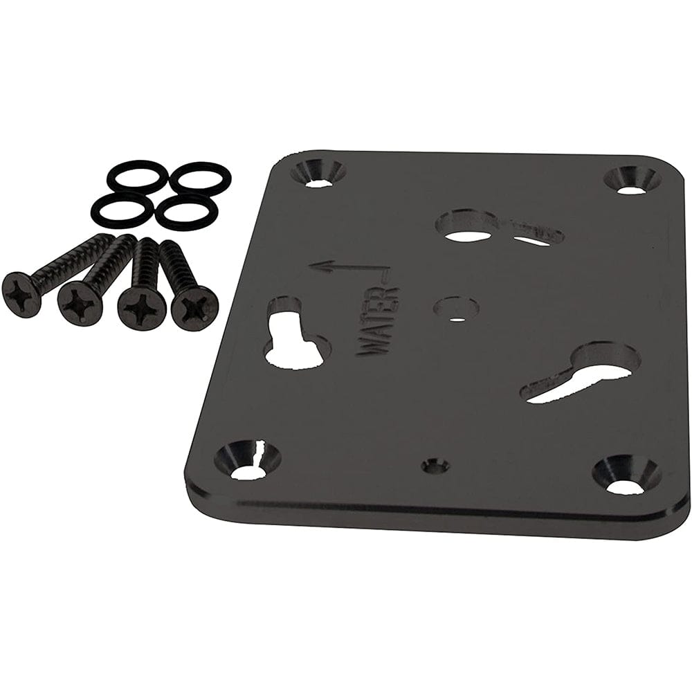 Panther Products Panther Spare Bow Mount Base Kit - Black - Powder Coat Anchoring & Docking