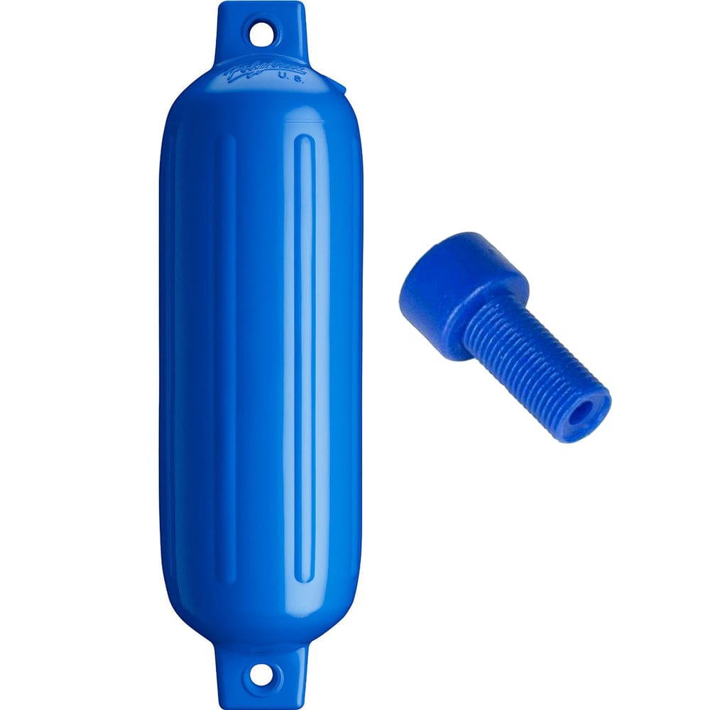 Polyform U.S. Polyform G-3 Twin Eye Fender 5.5" x 19" - Blue w/Air Adapter Anchoring & Docking