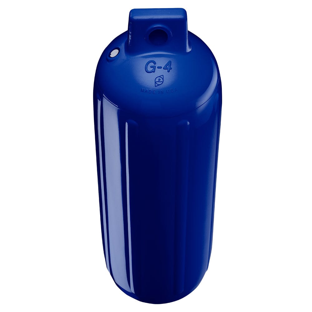Polyform U.S. Polyform G-4 Twin Eye Fender 6.5" x 22" - Cobalt Blue w/Air Adapter Anchoring & Docking