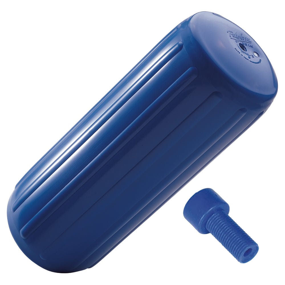 Polyform U.S. Polyform HTM-4 Hole Through Middle Fender 13.5" x 34.8" - Blue w/Air Adapter Anchoring & Docking