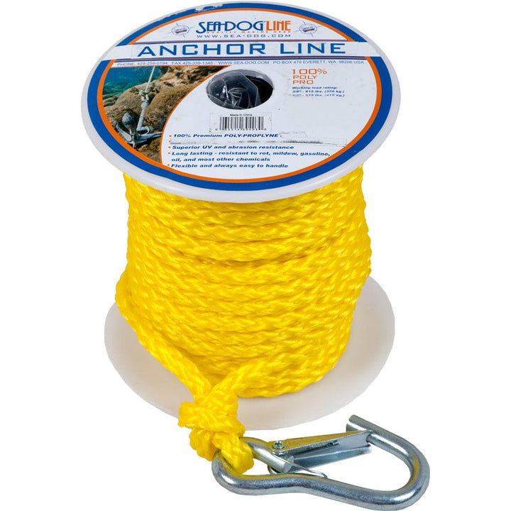 Sea-Dog Sea-Dog Poly Pro Anchor Line w/Snap - 3/8" x 75&