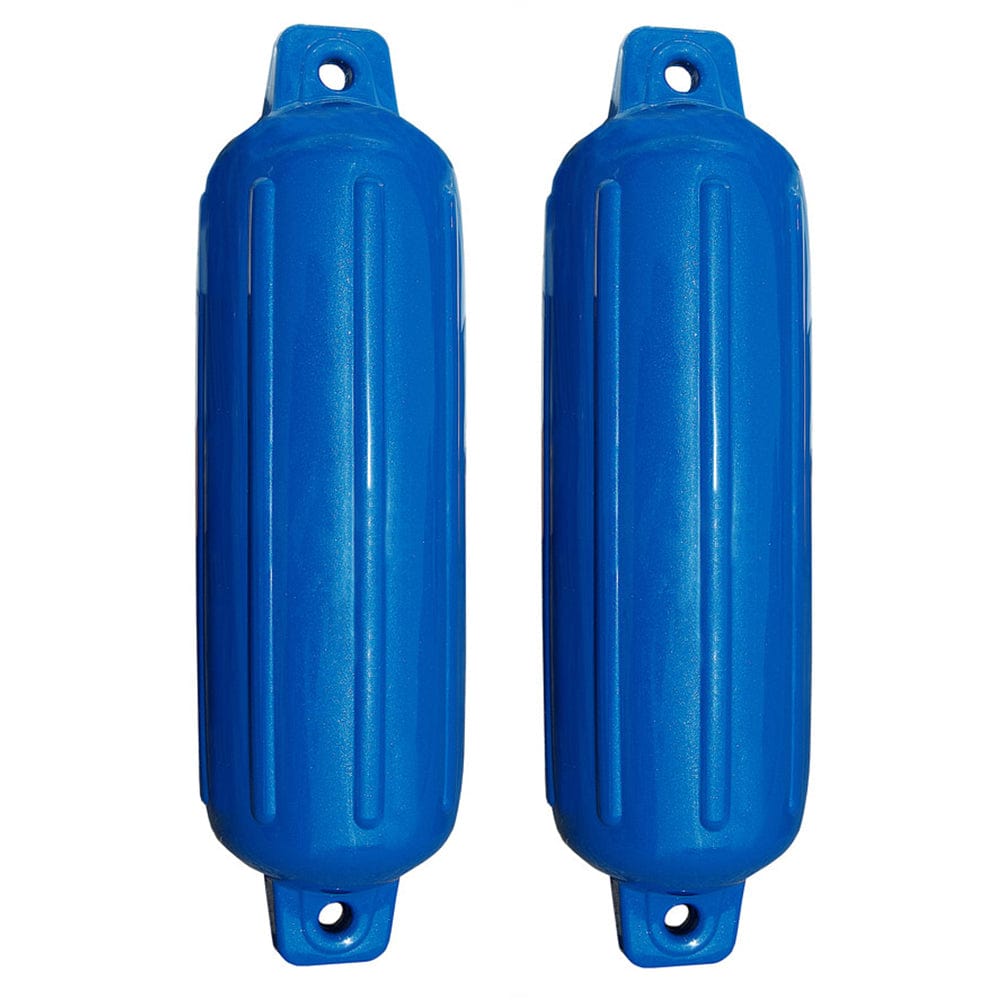 Taylor Made Taylor Made 5" Boat Gard Fender w/No Rope - Blue *2-Pack Anchoring & Docking