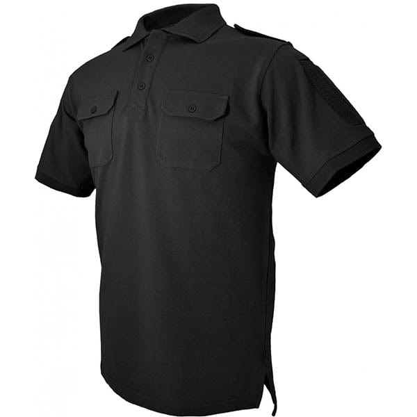 Hazard 4 Hazard 4 QuickDry LEO Polo Black Small Apparel