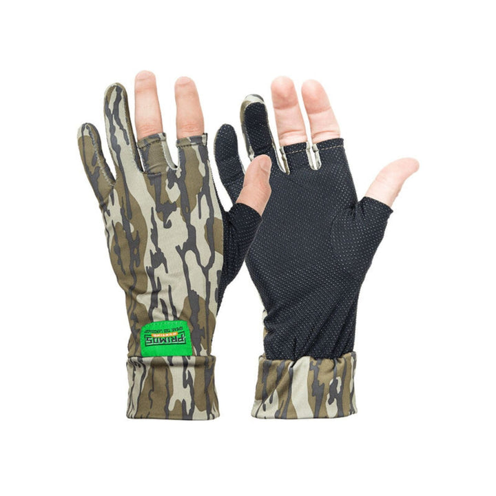Primos Primos Stretch-Fit Fingerless Gloves MO Bottomland Camo Apparel