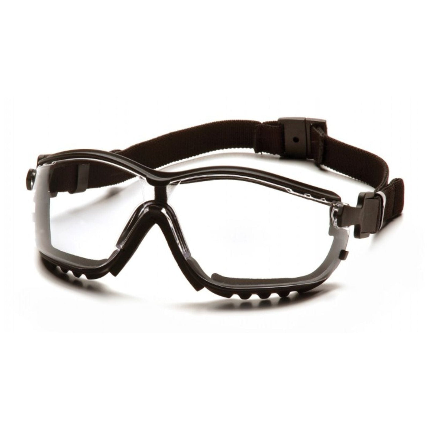 PYRAMEX SAFETY PRODUCTS Pyramex V2G Safety Glasses Black Frame Clear Anti-Fog Lens Apparel