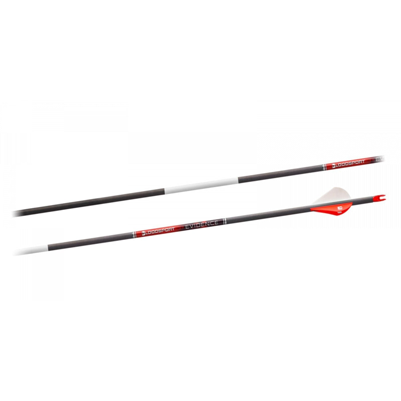 Bloodsport Bloodsport Evidence Bare Shaft Arrow 350 Spine 12 Pack Archery