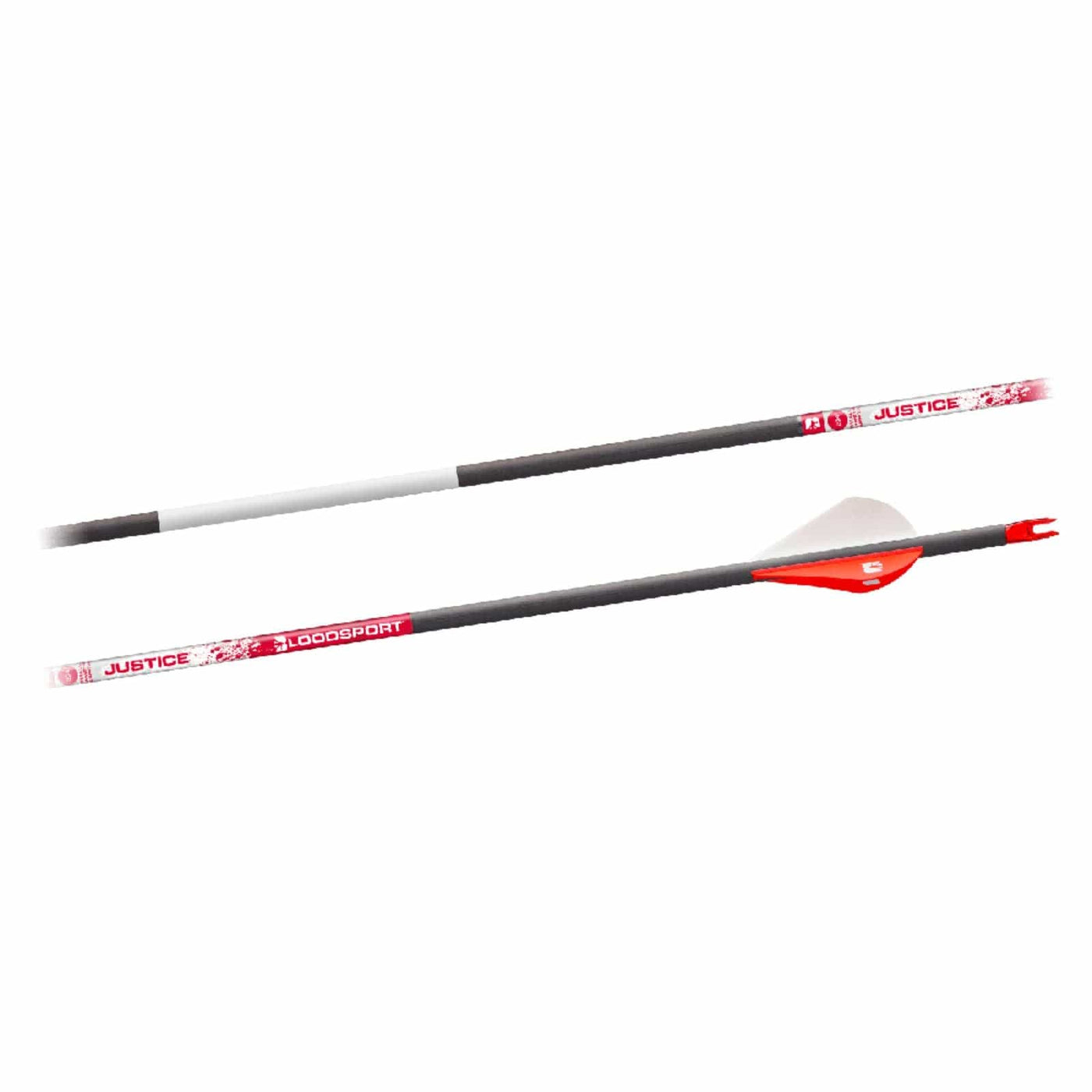 Bloodsport Bloodsport Justice Arrow 300 Spine 6 Pack Archery