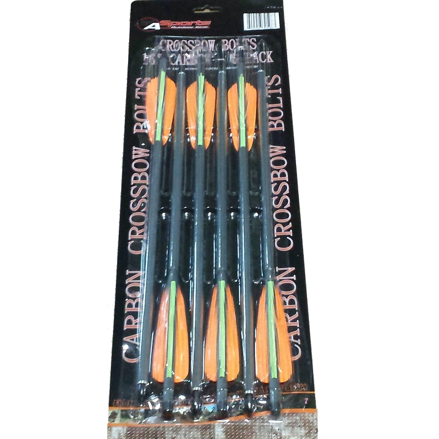 SA Sports SA Sports 16In. Carbon Bolts 6 Pack Archery