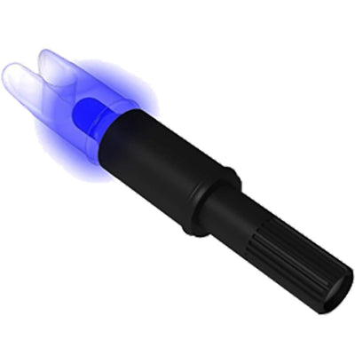 New Archery Products Nap Thunderglo Lighted Nocks Blue Universal Fit 6 Pk. Arrow Components