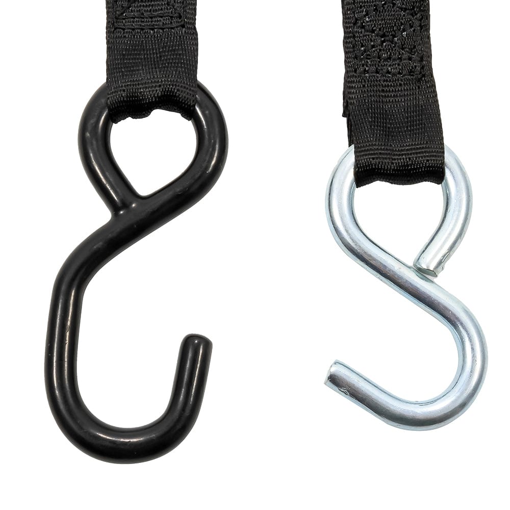 Camco Camco Retractable Tie Down Straps - 1" Width 6' Dual Hooks Automotive/RV