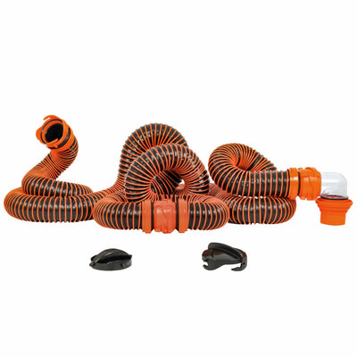 Camco Camco RhinoEXTREME 20' Sewer Hose Kit w/4 In 1 Elbow Caps Automotive/RV
