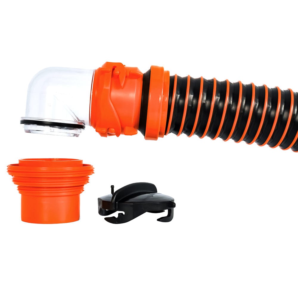 Camco Camco RhinoEXTREME 20' Sewer Hose Kit w/4 In 1 Elbow Caps Automotive/RV