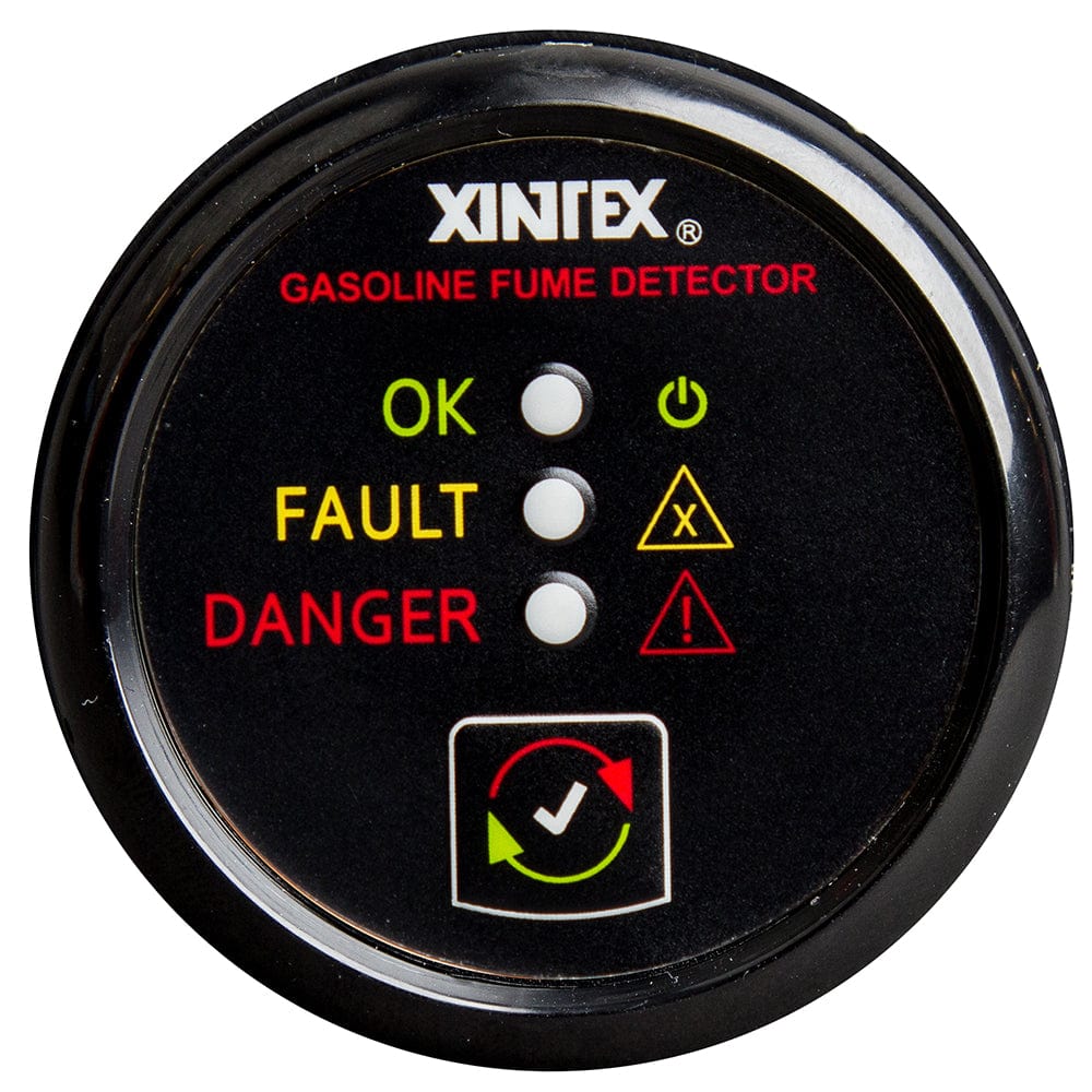 Fireboy-Xintex Xintex Gasoline Fume Detector & Alarm w/Plastic Sensor - Black Bezel Display Automotive/RV