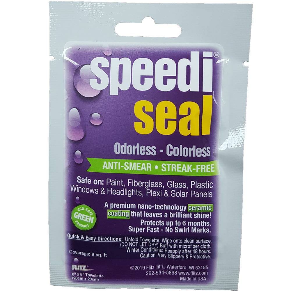 Flitz Flitz Speedi Seal 8" x 8" Towelette Packet Automotive/RV